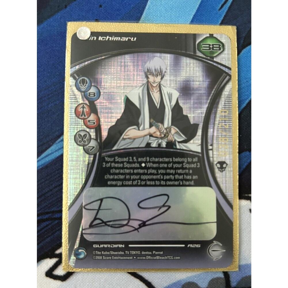 Bleach TCG Echo Autograph Card Gin Ichimaru 038/210